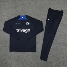 Load image into Gallery viewer, Chelsea Navy Blue Track Suit 22-23
