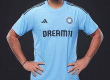Load image into Gallery viewer, India Cricket Training Jersey Light Blue
