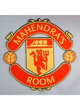 Load image into Gallery viewer, Personalised Manchester United Door Name Plate
