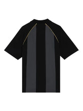 Load image into Gallery viewer, RCB Striper Travel Polo T-Shirt 2026 – BLACK
