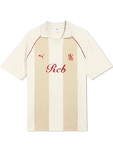 Load image into Gallery viewer, RCB Striper Travel Polo T–Shirt 2026 – White
