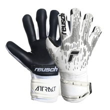 Load image into Gallery viewer, Reusch Attrakt Freegel Silver FS Goalkeeper Gloves
